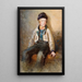 Norwegian Boy Painting - Egron Lundgren — framed artwork on a wall