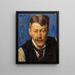 Portrait Study - Eigil Schwab — framed artwork on a wall