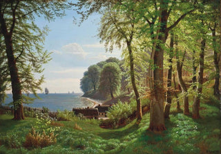 Une crique boisée cachée - Eiler Rasmussen Eilersen — artwork view