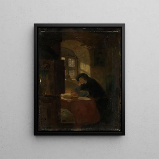 Faust - Eilif Peterssen — framed artwork on a wall