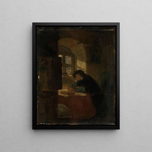 Faust - Eilif Peterssen — framed artwork on a wall
