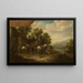 Landscape with Riders - Eise Aetes Ruytenbach — framed artwork on a wall