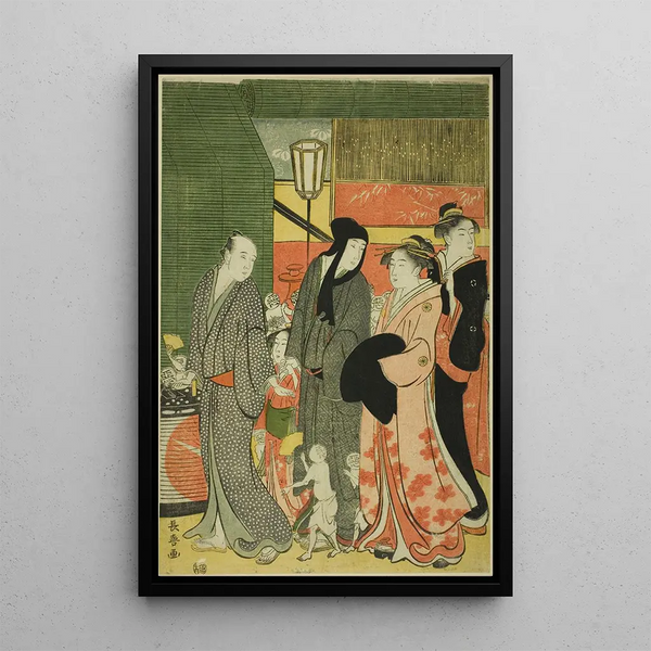 Reproduction of the painting Influences bonnes et mauvaises Zendama akudama - Eishsai Chki