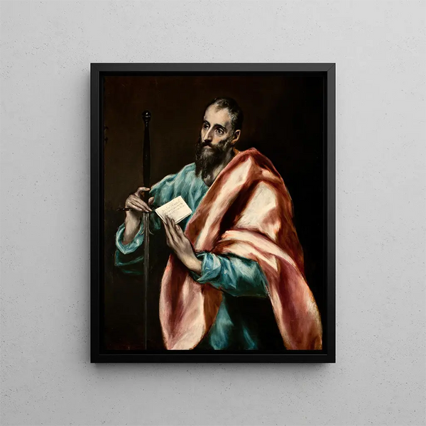 Apostle Saint Paul - El Greco — framed artwork on a wall