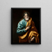 Apostle Saint Peter - El Greco — framed artwork on a wall