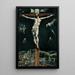 The Crucified Christ with Toledo in the background - El Greco — framed artwork on a wall