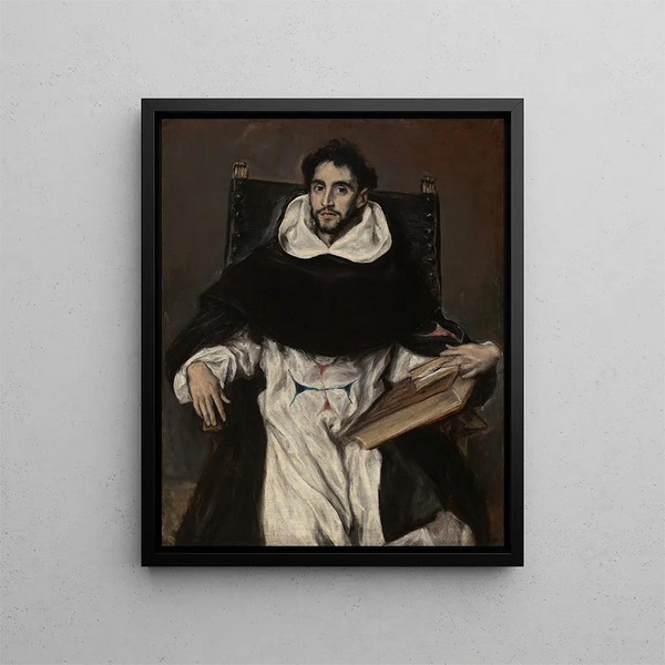 Fray Hortensio Félix Paravicino - El Greco — framed artwork on a wall