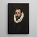 Portrait of a gentleman - El Greco — framed artwork on a wall