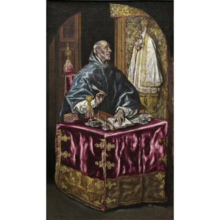 El Greco Domenikos Theotokopoulos - Saint Ildefonso.webp