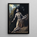 Saint Jerome Painting - El Greco — framed artwork on a wall