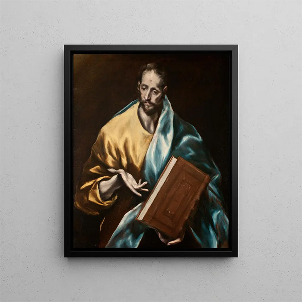 Saint Jacques le Mineur - El Greco — framed artwork on a wall