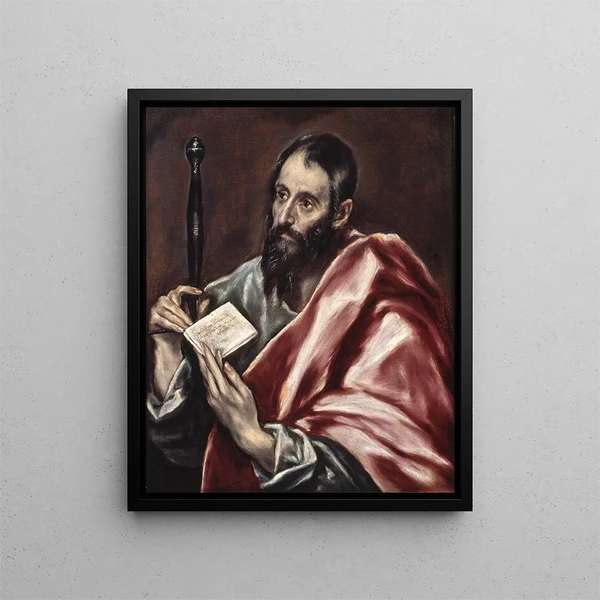 Saint Paul Painting - El Greco — framed artwork on a wall