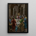 The Feast in the House of Simon - El Greco — framed artwork on a wall