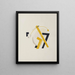 an old man, head just behind the altar - El Lissitzky — framed artwork on a wall
