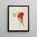 Announcer Ansager - El Lissitzky — framed artwork on a wall