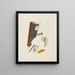 Anxious Painting - El Lissitzky — framed artwork on a wall