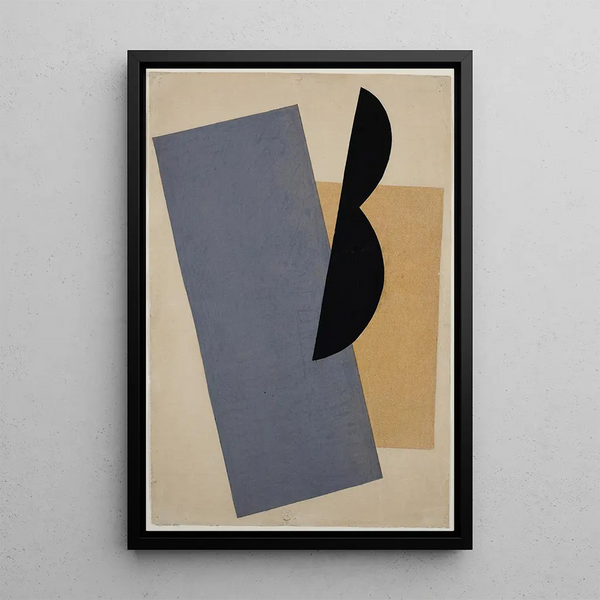 Reproduction of the painting Composition BlueYellowBlack - El Lissitzky
