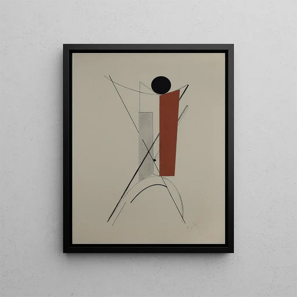Kestnermappe Proun Rob Levnis & Chapman GmbH Hanover 3 - El Lissitzky — framed artwork on a wall