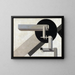 Proun 1D - El Lissitzky — framed artwork on a wall