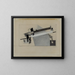 Study Proun 1A Proun S K the Bridge - El Lissitzky — framed artwork on a wall
