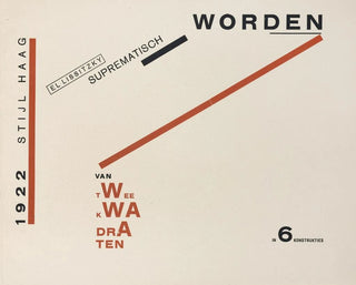 Devenir suprématiste de deux couleurs dans six constructions Pl 4 - El Lissitzky — artwork view