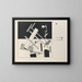 Devenir suprématiste de deux couleurs dans six constructions Pl 6 - El Lissitzky — framed artwork on a wall