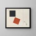 Devenir suprématiste de deux couleurs dans six constructions Pl 7 - El Lissitzky — framed artwork on a wall