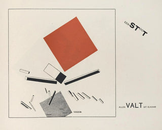 Devenir suprématiste de deux couleurs dans six constructions Pl 9 - El Lissitzky — artwork view