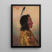 Nuage Rouge Makhpiyaluta - Elbridge Ayer Burbank — framed artwork on a wall