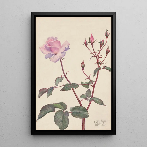Lady Pirrie Rose - Eleanor Fortescue-Brickdale — framed artwork on a wall