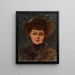 Portrait of Mrs. John Gellatly - Eleanor Greatorex — framed artwork on a wall