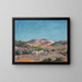 Hill with Trees - Eleanor Harris — framed artwork on a wall