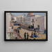 Street Scene - Eleanor Harris — framed artwork on a wall