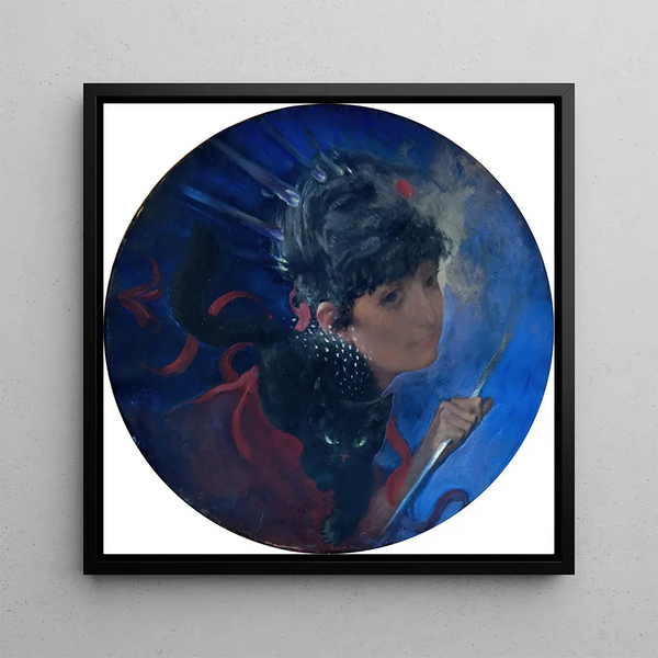 Electricity - Carl Larsson — framed artwork on a wall