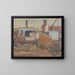 Après le passage du front - Elemér Halász-Hradil — framed artwork on a wall