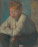 Boy with Red Hair - Elemér Halász-Hradil — artwork view