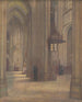 Interior of the Sainte-Élisabeth Cathedral - Elemér Halász-Hradil — artwork view