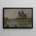 Paris - Elemér Halász-Hradil — framed artwork on a wall