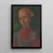 Girl Peasant - Elemér Halász-Hradil — framed artwork on a wall