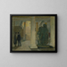 The Vestibule of the Košice Museum - Elemér Halász-Hradil — framed artwork on a wall