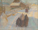 Winter in the Village - Elemér Halász-Hradil — artwork view