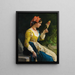 The Spinner - Eleuterio Pagliano — framed artwork on a wall