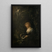 Maria Gyllenstierna de Lundholm 1716-1783 baroness - Elias Martin — framed artwork on a wall