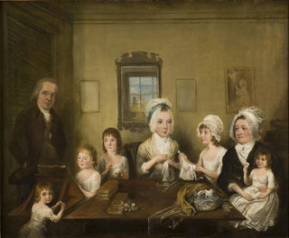 Portrait of the Latrobe Family of Fulneck - Elias Martin — artwork view
