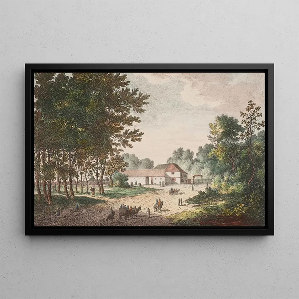 La fortune près de Dyrehaven - Elias Meyer — framed artwork on a wall