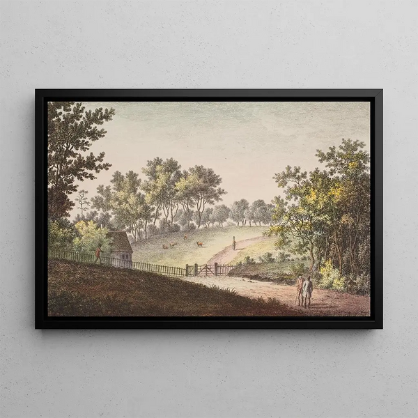 Ordrups Krat - Elias Meyer — framed artwork on a wall
