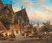 A Dutch market scene - Elias Pieter van Bommel — artwork view