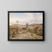 View on Buda - Elias Pieter van Bommel — framed artwork on a wall