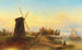 Watermill near Amsterdam - Elias Pieter van Bommel — artwork view
