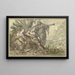Hercules at the Crossroads - Elias van Nijmegen — framed artwork on a wall